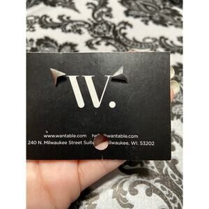 Wantable arrow silver earrings